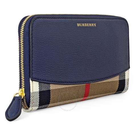 burberry house check wallet|Burberry House Check Leather Zip Around Wallet.